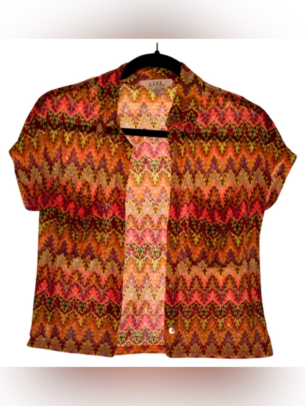 Multicolor Festival 🥳 Zigzag Open Cardigan LIKE NEW